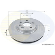 Comline Front & Rear Brake Discs & Pads fits Volvo XC70 I Cross Country
