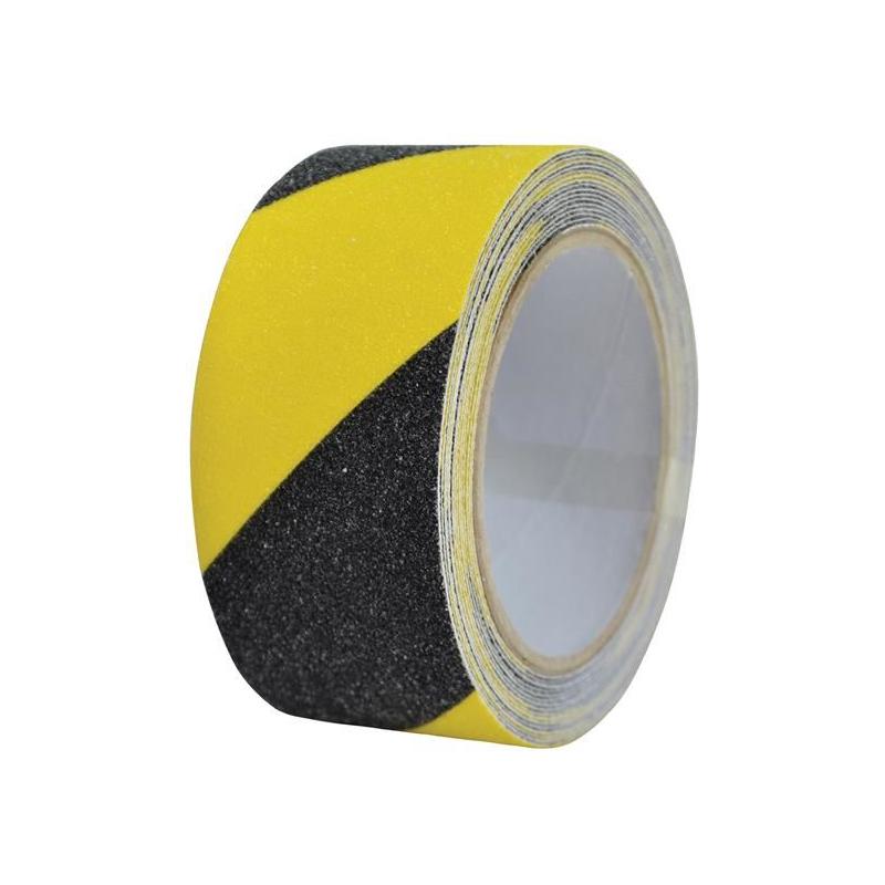 Faithfull Anti-Slip Tape 50mm x 5m Black & Yellow Hazard Faithfull - NN4 Online