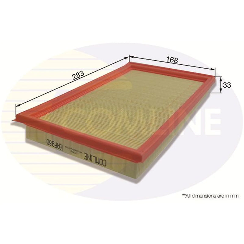 Comline Engine Air Filter fits Suzuki SX4 S-Cross 2013-2022 1.6