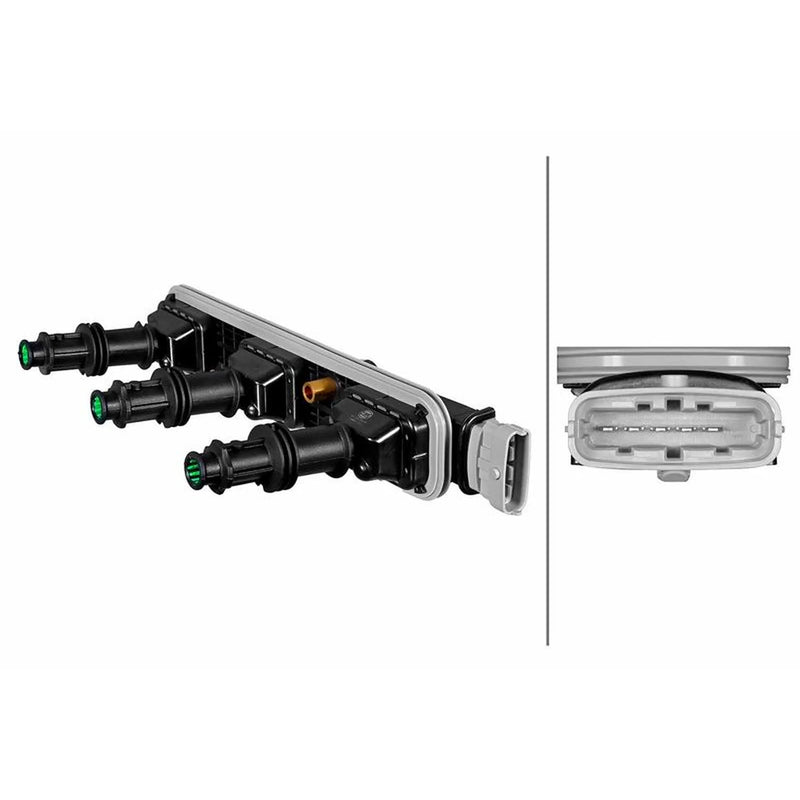 Hella Ignition Coil Pack Left fits Opel Signum 2003-2005 3.2