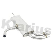 Klarius Box With Tail Pipe Rear fits Audi A3 2013-2020 1.4 1.5