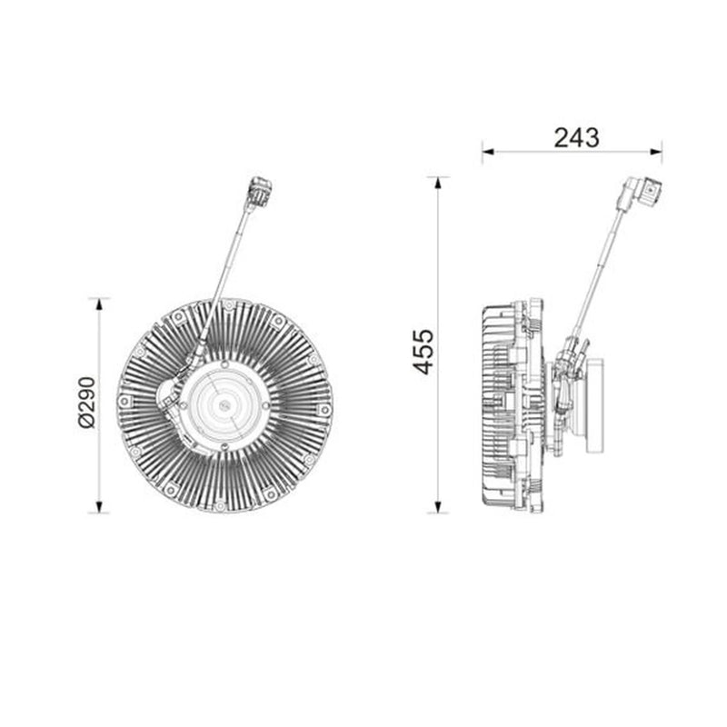 Mahle Radiator Fan Clutch CFC 322 000P