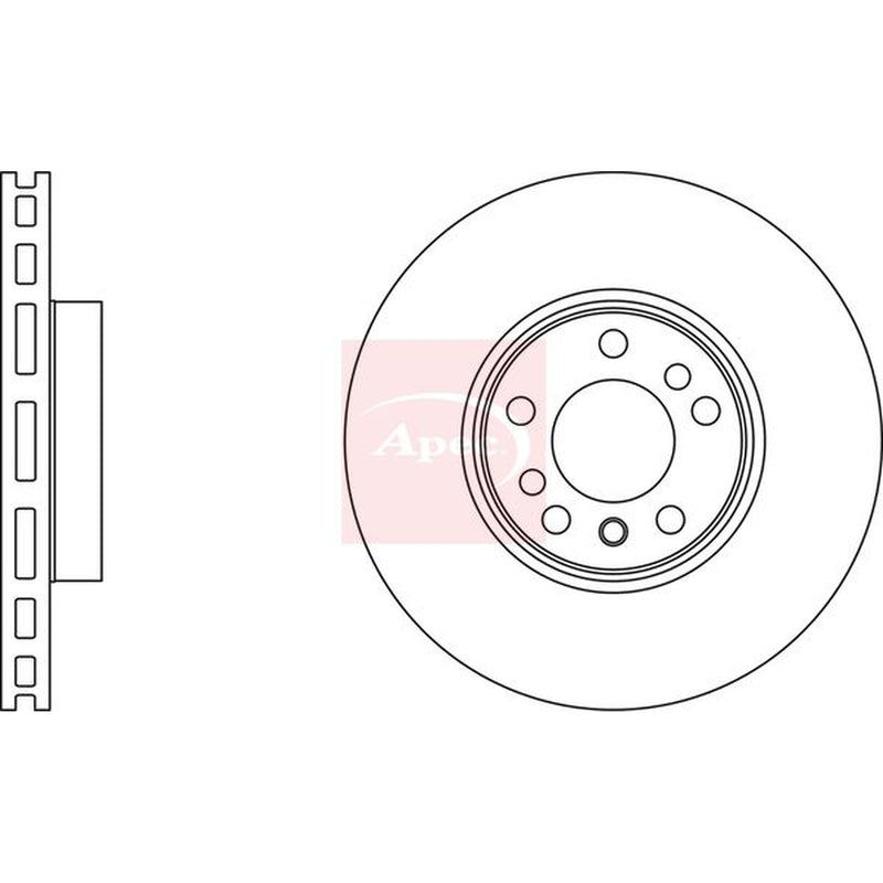 Apec Front Vented & Rear Vented Brake Discs & Pads fits BMW X5 2000-2006 3.0 4.4
