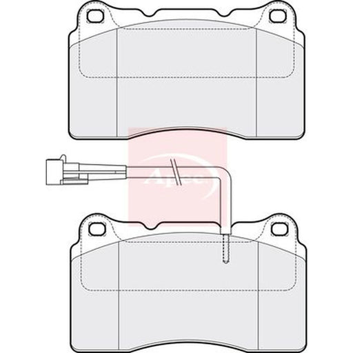 Apec Front Brake Pad Set PAD1050