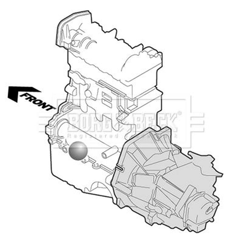 Borg & Beck Engine Mount Mounting BEM4478