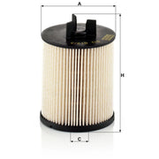 MANN-FILTER Full Service Kit with Air, Oil, Fuel & Cabin Filters fits Audi A2