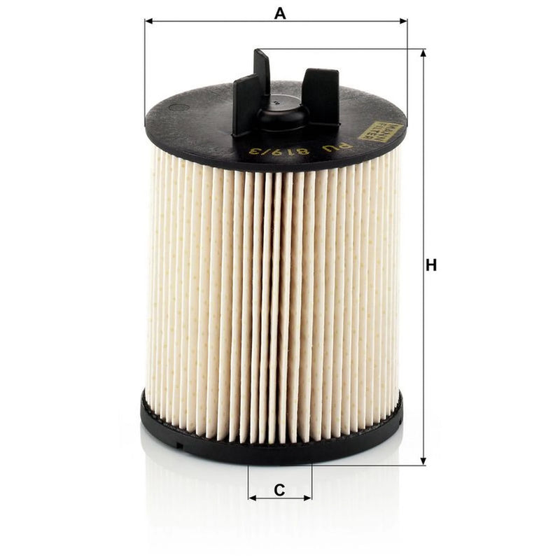 MANN-FILTER Full Service Kit with Air, Oil, Fuel & Cabin Filters fits Audi A2