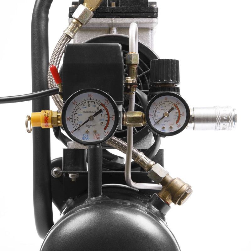Sealey Low Noise Air Compressor 6L Direct Drive 0.7hp SAC0607S Sealey - Dynamic Drive