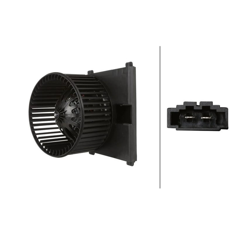 Hella Heater Blower Fan fits Audi A3 1996-2003 1.6 1.8 1.9
