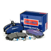 Borg & Beck Front Brake Vented Discs & Pads fits Perodua Alza 2009 on 1.5