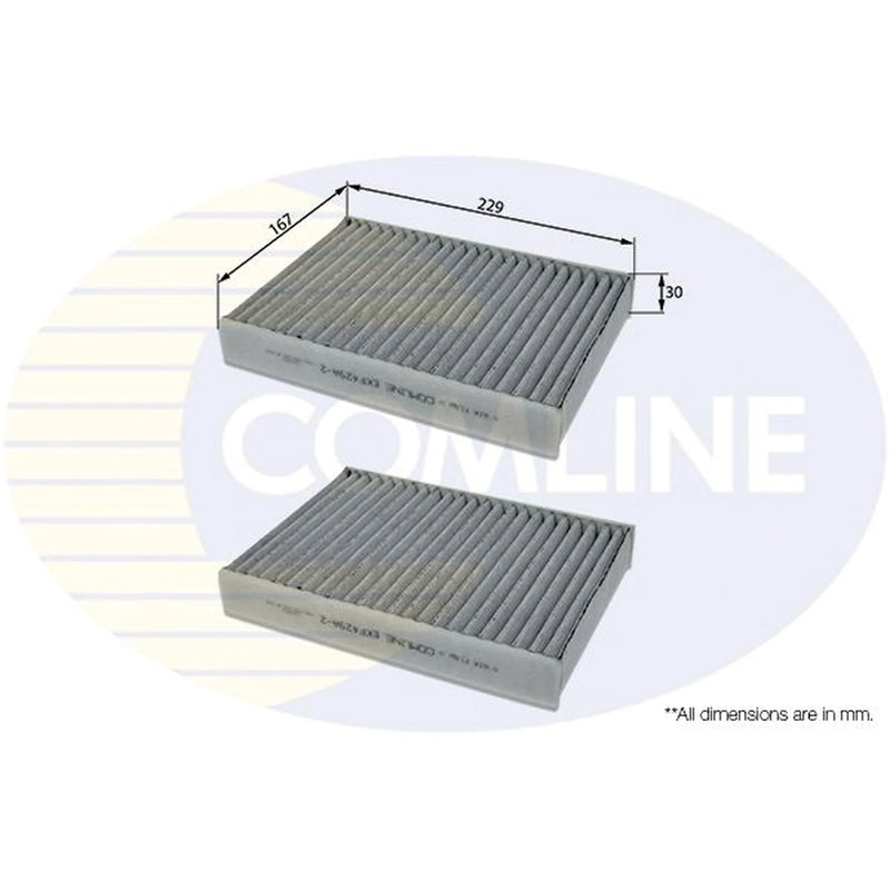 Comline Cabin Air Filter (Pollen Filter) fits Alpina B7 2016-2017