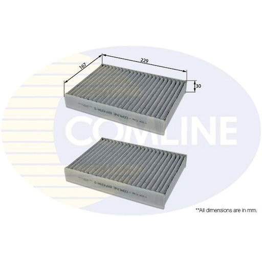 Comline Cabin Air Filter (Pollen Filter) fits Alpina B7 2016-2017