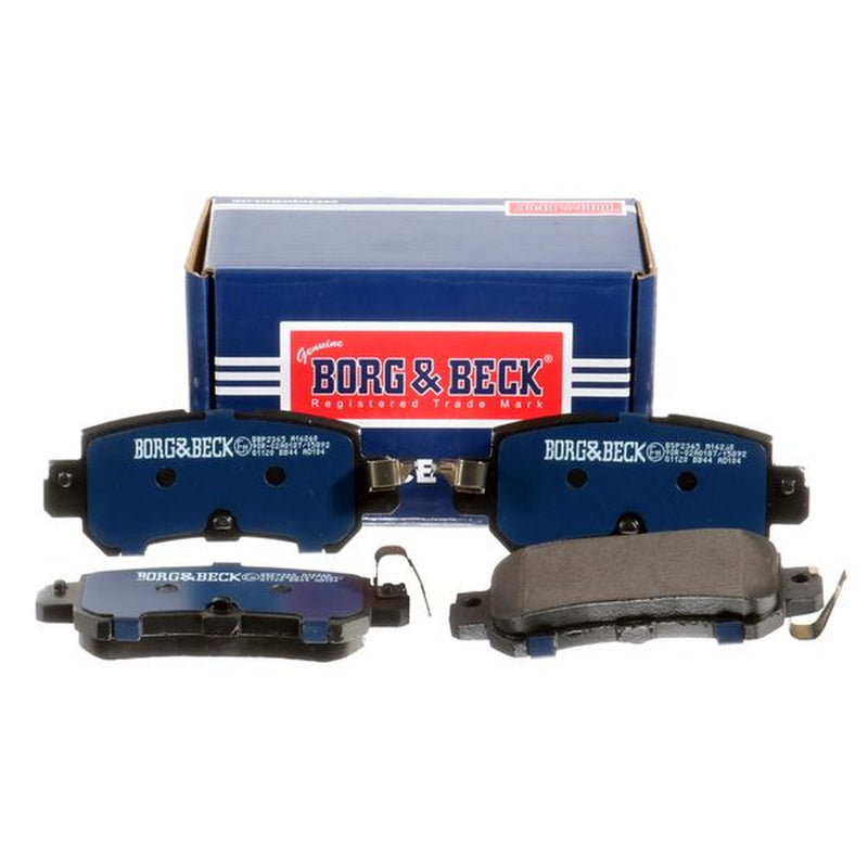 Borg & Beck Rear Brake Solid Discs & Pads fits Mazda CX-5 2011-2017 2.0 2.2