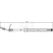 Apec Brake Hydraulic Hose Line Lower HOS3673