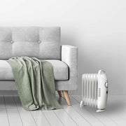 Leisurewize Oil Filled Radiator 700W White Home Conservatory Caravan Motorhome Leisurewize  - Dynamic Drive