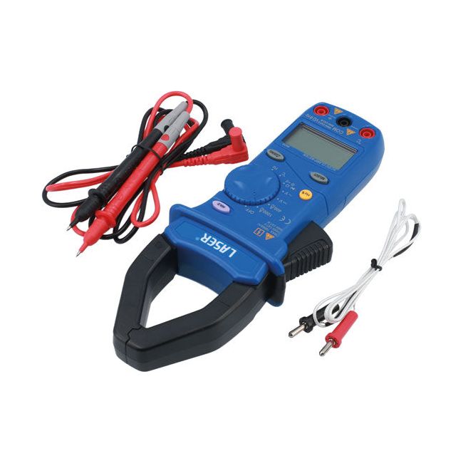 Laser Digital Clamp Meter CAT III - 600V Laser - Dynamic Drive