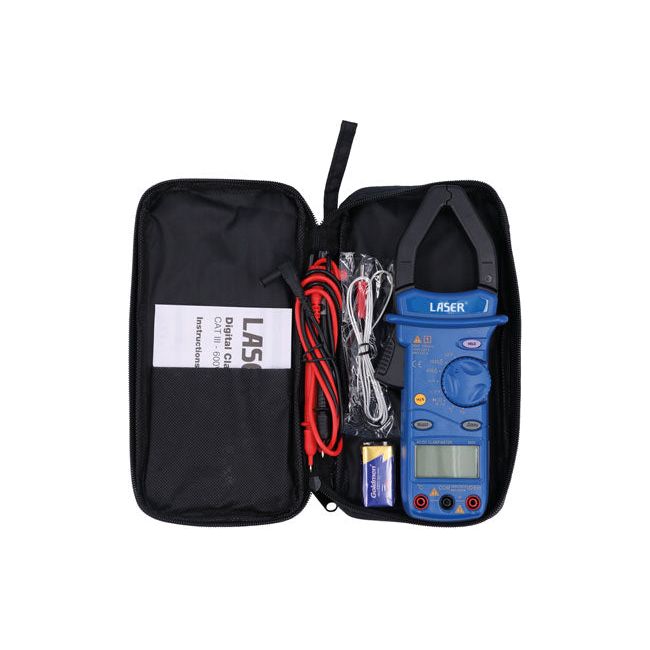 Laser Digital Clamp Meter CAT III - 600V Laser - Dynamic Drive