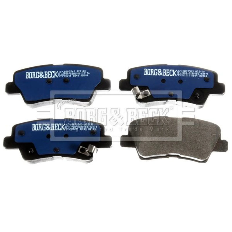 Borg & Beck Front & Rear Brake Discs & Pads fits Hyundai I20 III 2020 on 1.0