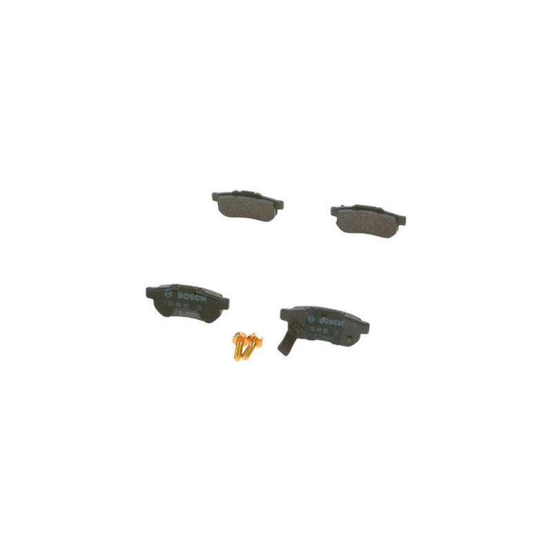 Bosch Front & Rear Pads fits Honda Jazz III 2008-2015 1.2 1.3 1.4