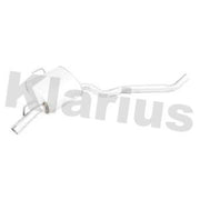 Klarius Box With Centre Pipe (Rh) Centre right fits Opel Omega B 1999-2003 2.2