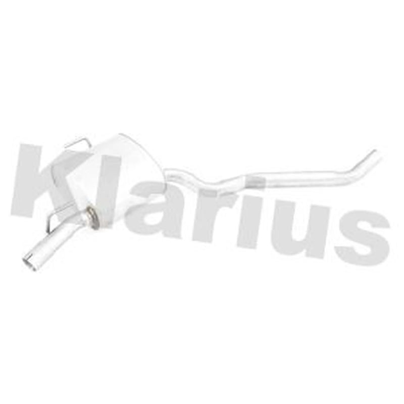 Klarius Box With Centre Pipe (Rh) Centre right fits Opel Omega B 1999-2003 2.2