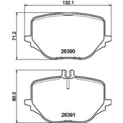 Mintex Front & Rear Pads fits Mercedes-Benz S-Class 2020-2023