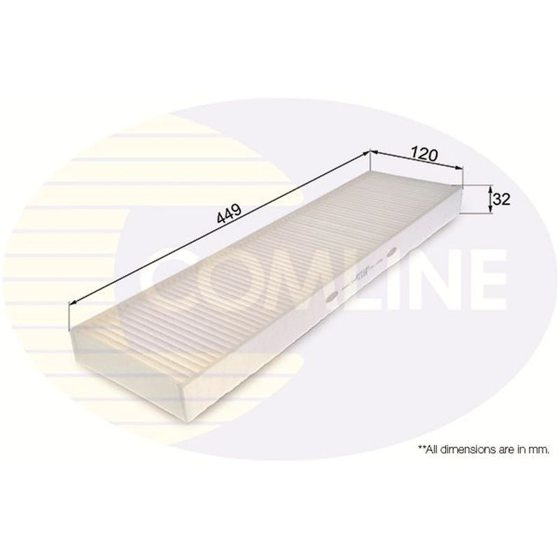 Comline Cabin Air Filter (Pollen Filter) fits Mini Mini 2006-2015 1.6