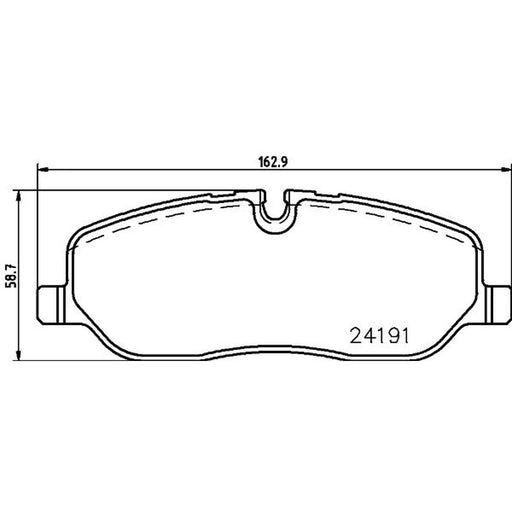DON Front Brake Pad Set fits Land Rover Discovery III 2004-2009 2.7 4.0 4.4