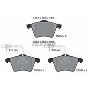 Textar Front Brake Pad Set 2303401