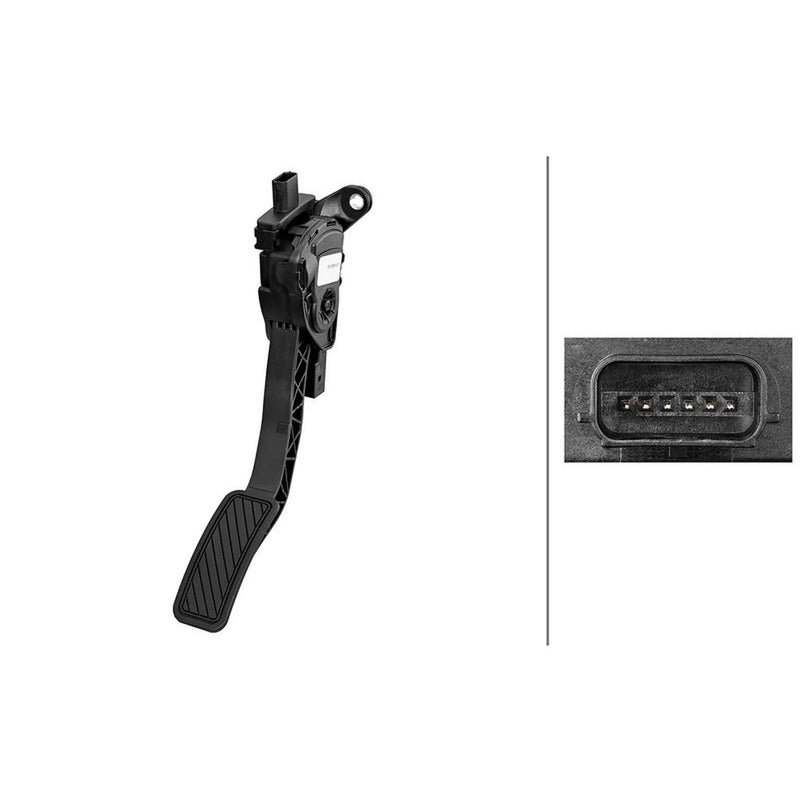 Hella Accelerator Pedal Position Sensor fits Ford Ka+ III 2016-2020 1.2 1.5