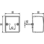 Hella Rear Fog Light Lamp Unit Right