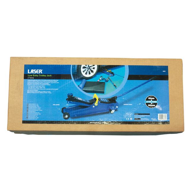Laser Low Entry Trolley Jack - 2 Tonne Laser - Dynamic Drive