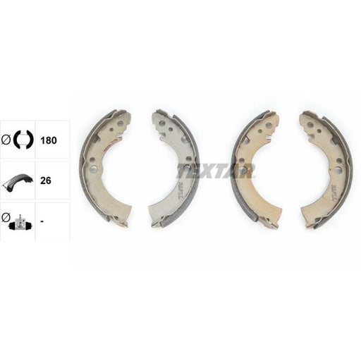 Textar Brake Shoe Set Axle Kit 91034200