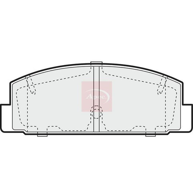 Apec Front Vented & Rear Vented Brake Discs & Pads fits Mazda P 1998-2004 2.0