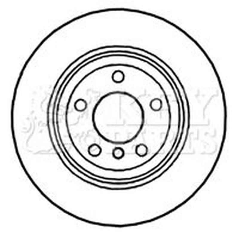 Key Parts Rear Brake Vented Discs & Pads fits BMW X5 2013-2018