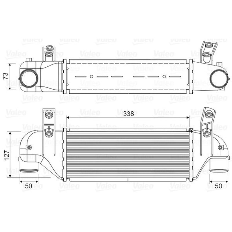 Valeo Intercooler (Charge Air Cooler) 817888