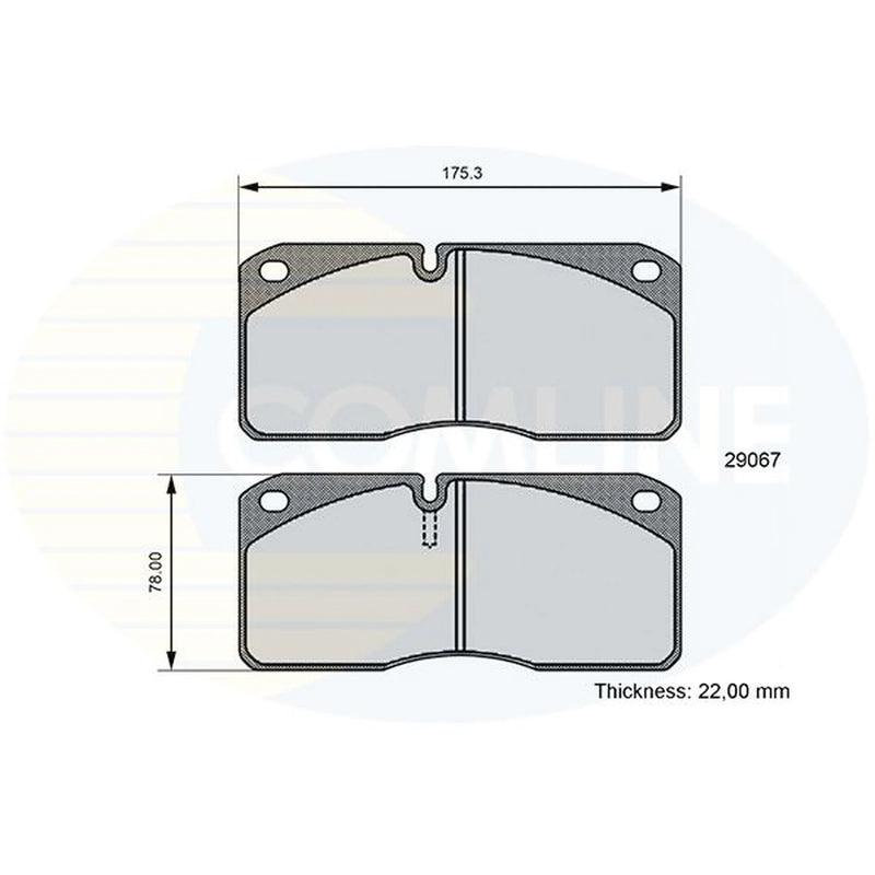 Comline Front Brake Discs & Pads fits Iveco Eurocargo I-Iii 1991-2015