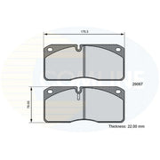 Comline Front Brake Discs & Pads fits Iveco Eurocargo I-Iii 1991-2015
