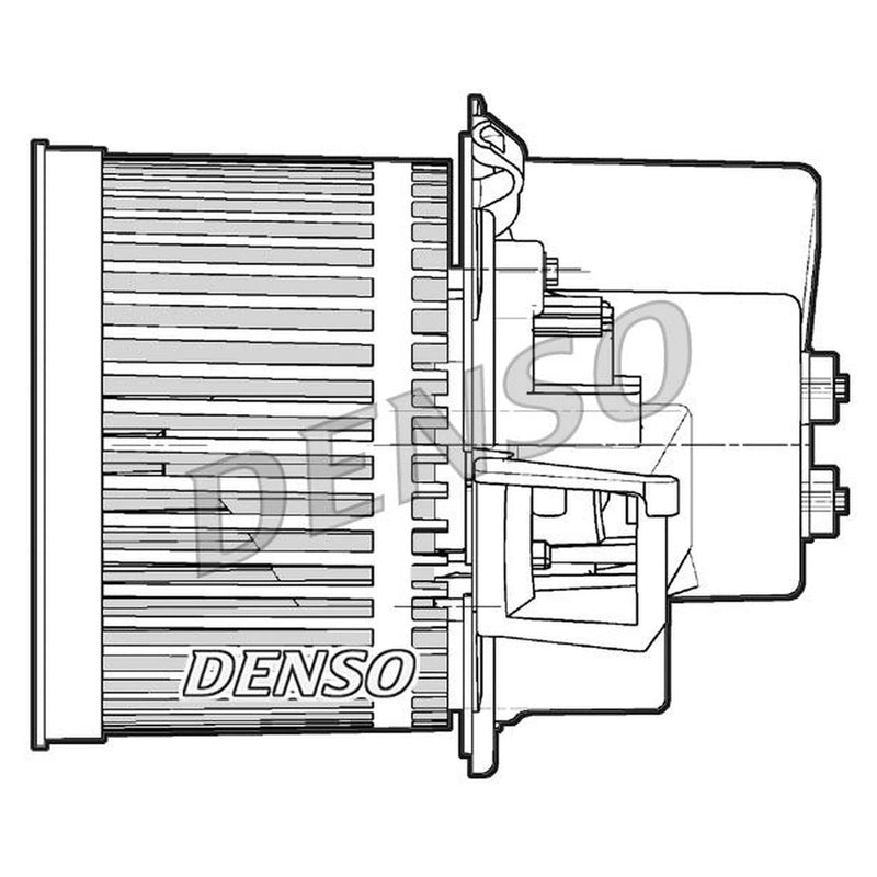 Denso Heater Blower Fan fits Abarth 500 / 595 / 695 2008 on 1.4