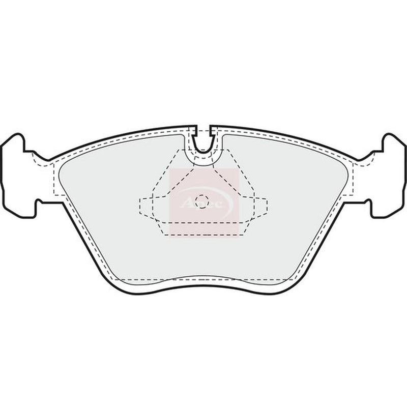 Apec Front Brake Pad Set fits BMW 3 1992-1999 3.0 3.2