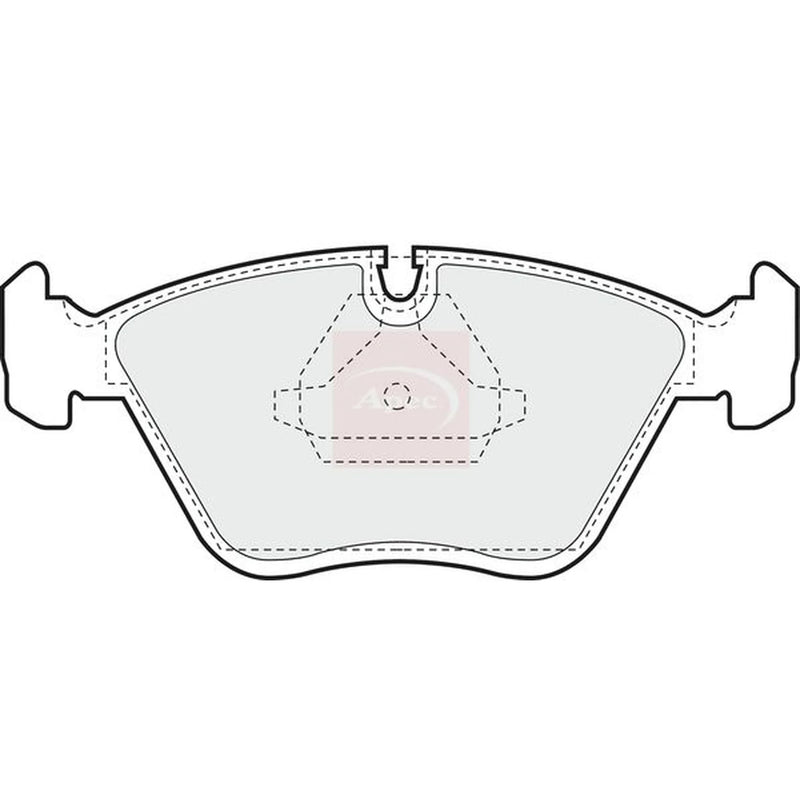 Apec Front Brake Pad Set PAD596