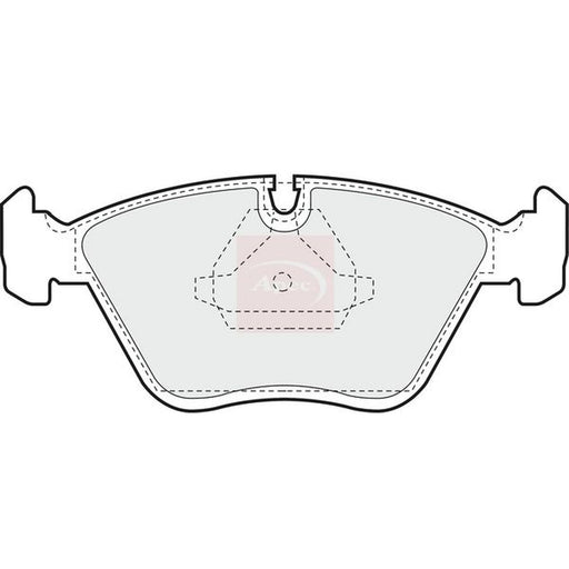 Apec Front Brake Pad Set fits BMW 3 1992-1999 3.0 3.2