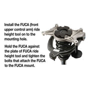 Laser Front Upper Control Arm Ride Height Gauge - Tesla Model 3 & Y Laser - Dynamic Drive