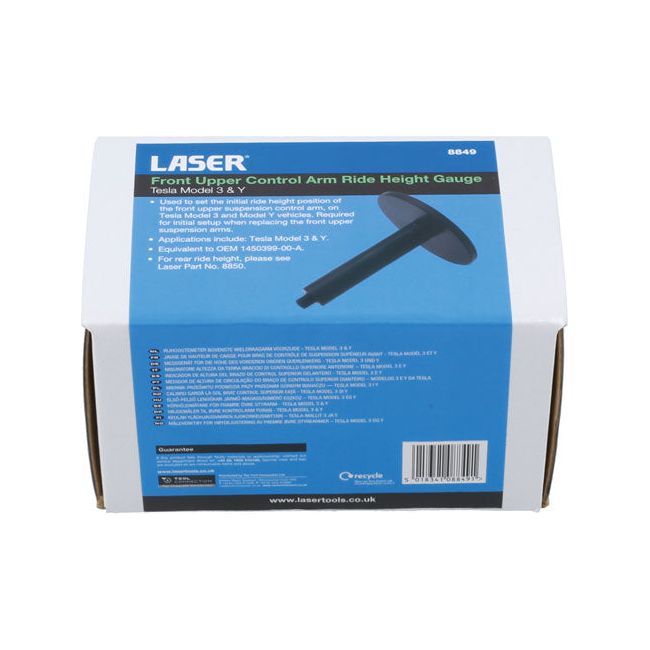 Laser Front Upper Control Arm Ride Height Gauge - Tesla Model 3 & Y Laser - Dynamic Drive