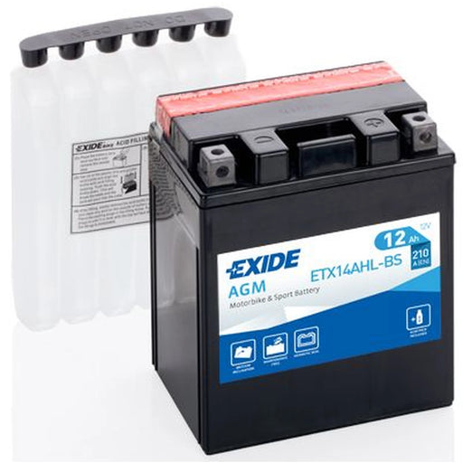 Exide Battery 12V 12Ah 210A ETX14AHL-BS