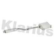 Klarius Box With Tail Pipe Rear fits Mercedes-Benz C-Class 2000-2008