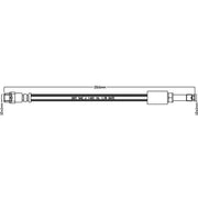 Juratek Brake Hydraulic Hose Line Right JBH1089