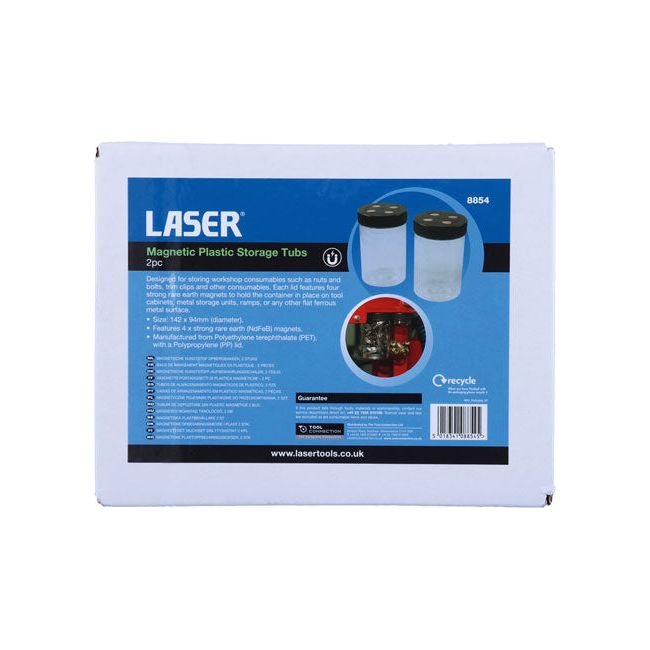 Laser Magnetic Plastic Storage Tubs 2pc Laser - Dynamic Drive