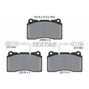 Textar Front Brake Pad Set 2309201