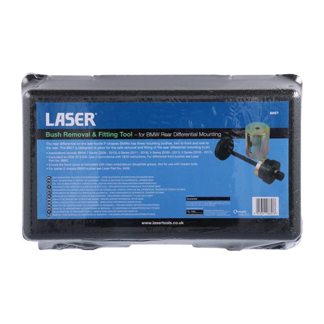 Laser Bush Removal & Fitting Tool - for BMW Rear Differential Mounting (rear bush) Laser - Dynamic Drive
